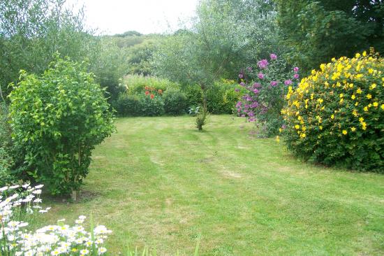 Jardin du penty avec cheminée